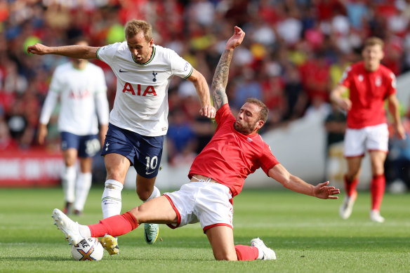 Tottenham forward Harry Kane has again proved his worth, leading Spurs to a 2-0 victory at Forest.