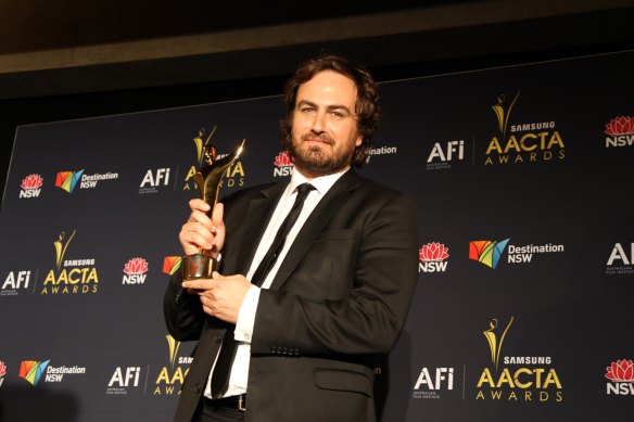 Justin Kurzel in 2012, when he won best director for Snowtown.
