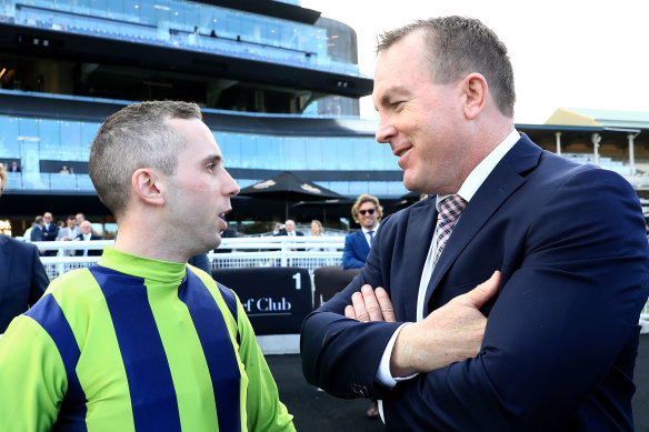 Brenton Avdulla and John O’Shea will look for another group 1 with All Saints’ Eve in the Coolmore Classic.