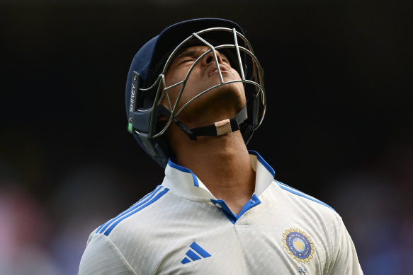 Yashasvi Jaiswal is dejected as he walks off the MCG. 