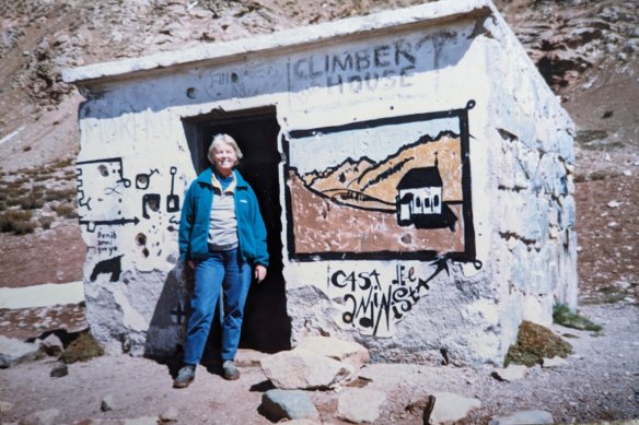 Sheila Metcalf on another world trek.