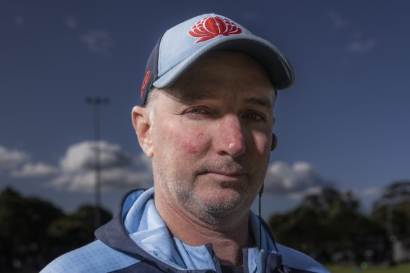 Waratahs head coach Darren Coleman. 