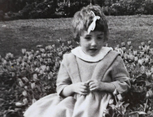 Jennifer Catlin pictured at Presbyterian Babies Home as a toddler in the early 1960s.