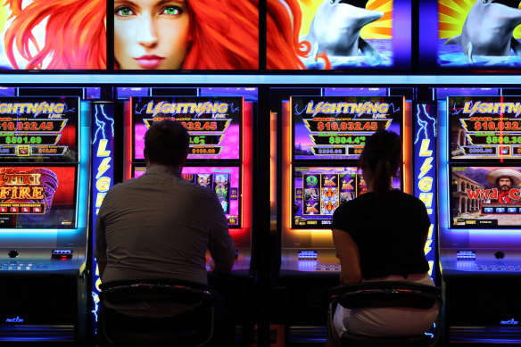 Poker machines are used to launder money in NSW but distinguishing gamblers from money launderers is difficult.