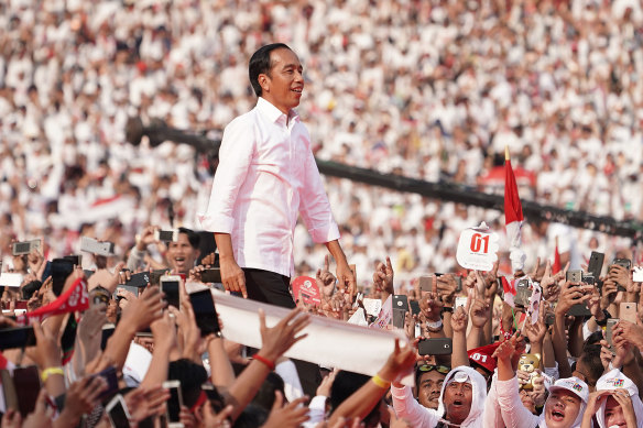 Joko Widodo's rode a wave of hope to a second presidential term.