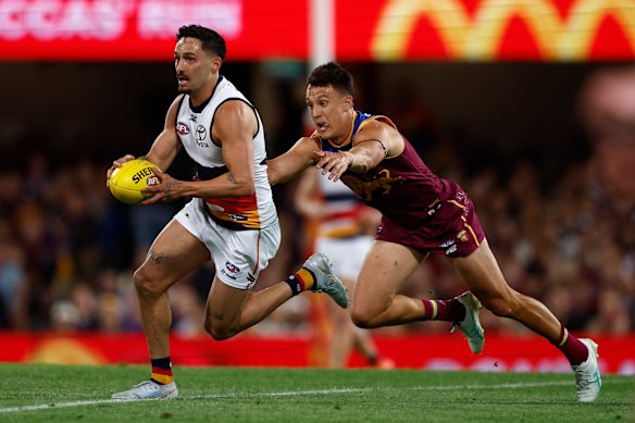Izak Rankine had his hands full all night against the Lions.
