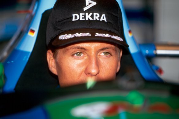 Michael Schumacher at the 1994
Japanese Grand Prix in Suzuka. 