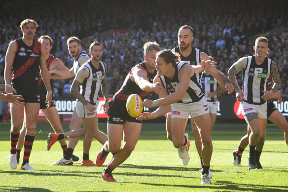 Tom Langdon in action during round six last year. 