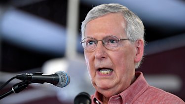 US Senate Majority Leader Mitch McConnell.