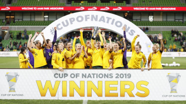 The Matildas, Australia's women's soccer outfit.