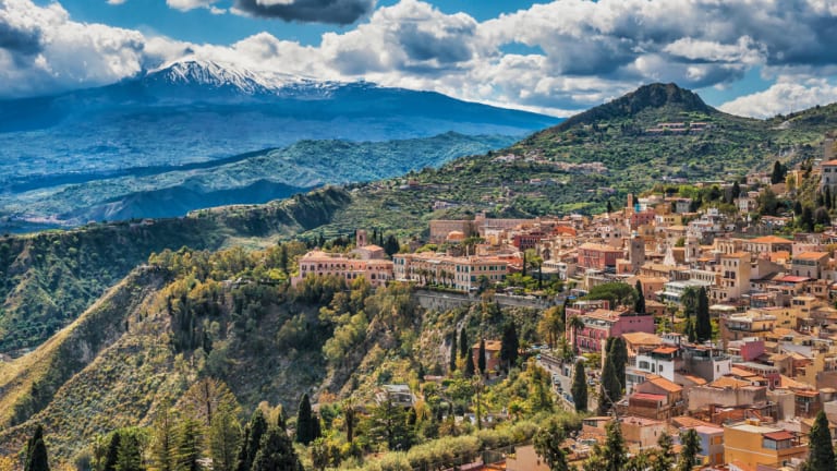 The town of Taormina: beautiful, yet barely navigable.