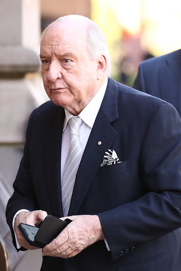 Alan Jones criticised rugby referee Amy Perrett.