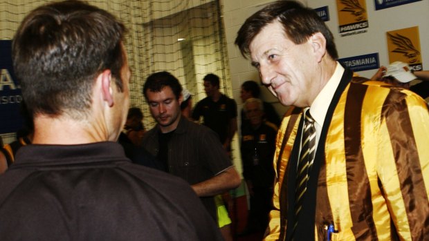 The relationship between Jeff Kennett and Alastair Clarkson has been frosty at times.