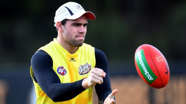 St Kilda youngster Paddy McCartin.