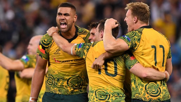 Rugby Australia are in talks to decide where the Wallabies will wear the indigenous jersey this year. 