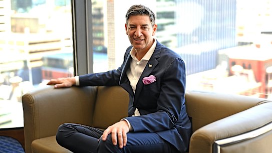 Perth Lord Mayor Basil Zempilas at council house in the CBD. 