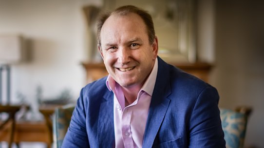 Former Wallaby Brett Robinson, who is considering running for the chairmanship of World Rugby.