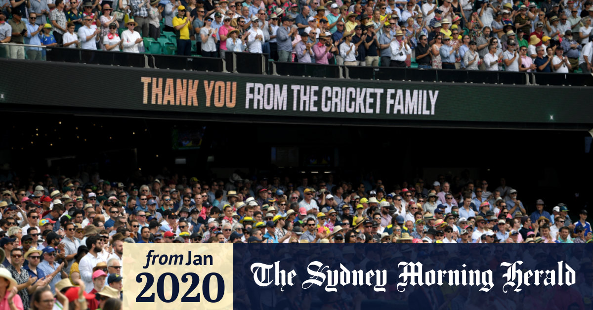 Australia v New Zealand third Test 2020 | Australian players stand with SCG crowd to thank ...