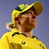 Alyssa Healy in Birmingham during this year’s Ashes.