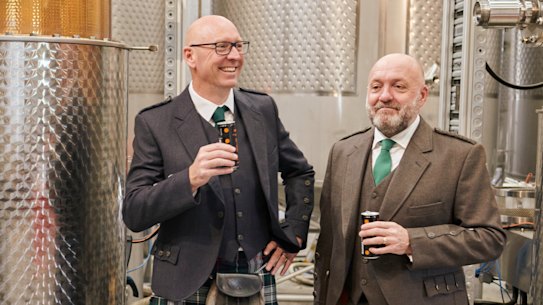 Cameron Mackenzie, (left), and Stuart Gregor.