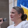 ANFWA secretary Janet Reah at the nurses rally in November last year.