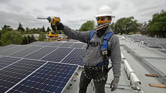 Investors are urging governments to invest in renewable energy and low-emissions industries to drive economic growth after the coronavirus pandemic.