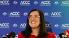 Gina Cass-Gottlieb was all smiles when announcing Qantas was paying $100 million to settle the ACCC’s case against it.