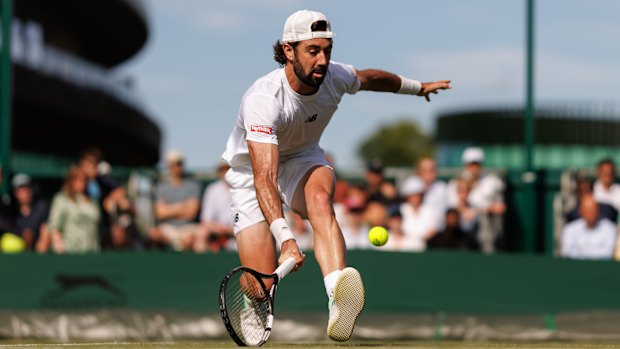 July 2: Jordan Thompson (AUS) during The Championships Wimbledon 2025 at All England Lawn Tennis and Croquet Club, London on Wednesday, July 2, 2025. Photo by TENNIS AUSTRALIA/ MARK PETERSON
