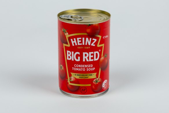 Heinz Big Red tomato soup.