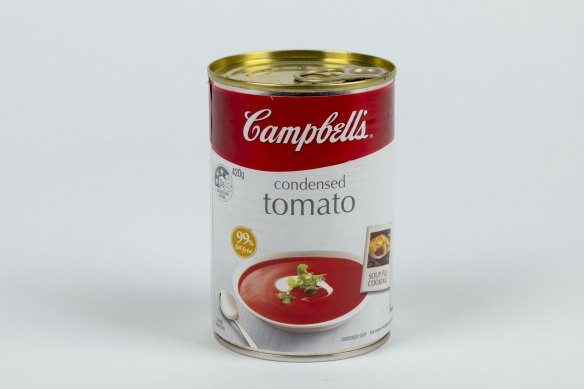 Campbell’s condensed tomato soup.