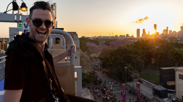 What it’s like to dine 17m above the ground at Brisbane Powerhouse