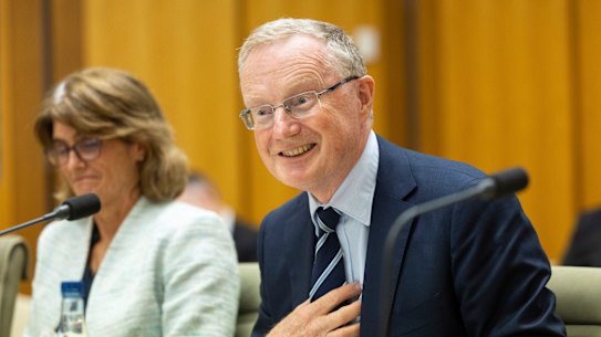RBA governor Philip Lowe, with his deputy Michele Bullock, told a Senate committee he understood the pain being felt by people due to higher interest rates.