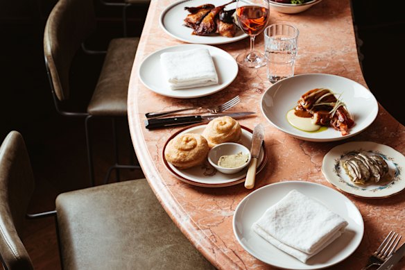 Bar Heather's fried bread with spring-onion butter.