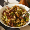 Rosheen Kaul’s “Hainanese chicken rice” greens bowl.