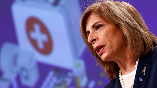 The European Union’s Health Commissioner, Stella Kyriakides, says the bloc will insist contracts are met
