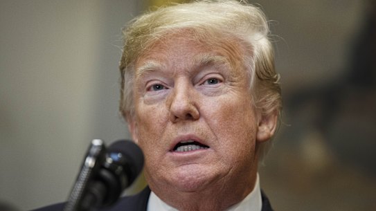 US President Donald Trump