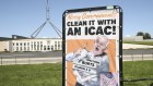A GetUp! poster pushing for a federal corruption commission. 