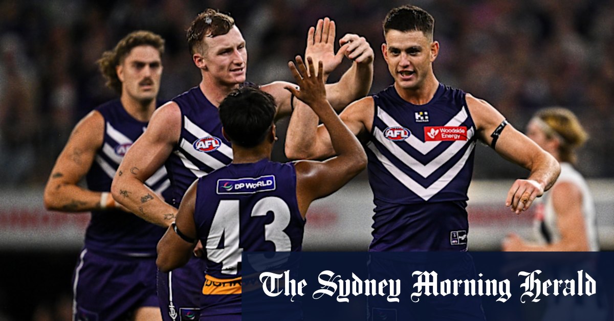 Even ping-pong brings out the beast in Freo forward Voss