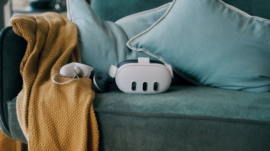 The Meta Quest 3 is much smaller than the Quest 2, and is also more comfortable to use.