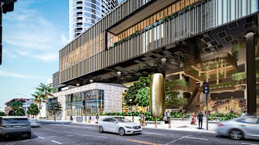 Brisbane artist Lindy Lee’s sculpture Being Swallowed by the Milky Way is set to light up the George Street Atrium at Queen’s Wharf Brisbane.