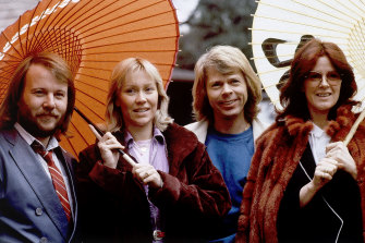 Benny Andersson, Agnetha Fältskog, Björn Ulvaeus and Anni-Frid Lyngstad (Frida) from ABBA.
