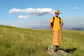 Björn Natthiko Lindeblad – pictured here in South Africa – spent 17 years as a Buddhist monk.