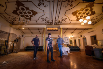 Ash Ibraheim, Ben Thompson and Andrew Mansfield are bringing live music to the heritage-listed Northcote Theatre.