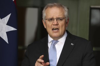 Prime Minister Scott Morrison on Friday.
