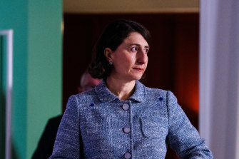 NSW Premier Gladys Berejiklian delivers the latest COVID-19 figures on Saturday.