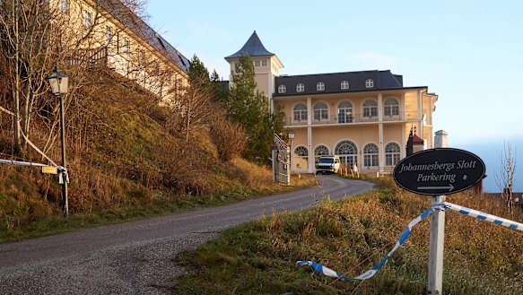 An exterior view of Johannesberg Castle, in Rimbo, 50km north of Stockholm, Sweden.