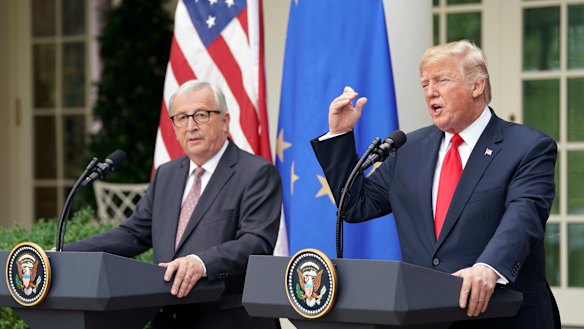 European Commission President Jean-Claude Juncker and Donald Trump are locked in their own trade deal stalemate.