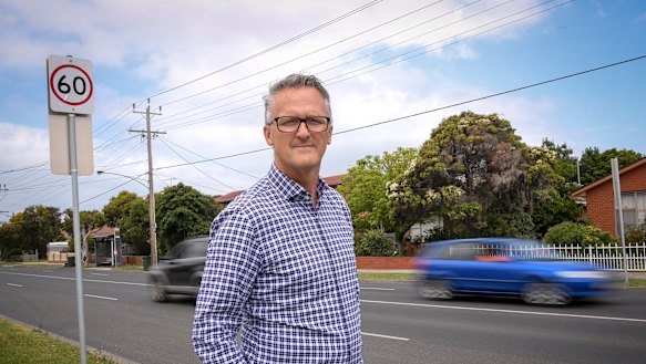 City of Greater Geelong chief exective Martin Cutter is leading a push to reduce speed limits. 