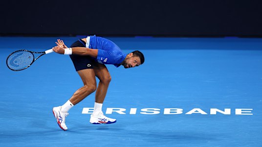 Novak Djokovic had little trouble defeating Gael Monfils for a 20th time on Thursday night in Brisbane.
