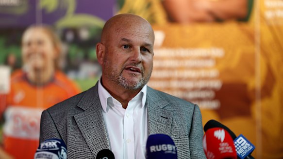 Interim Rugby Australia chief executive Rob Clarke. 